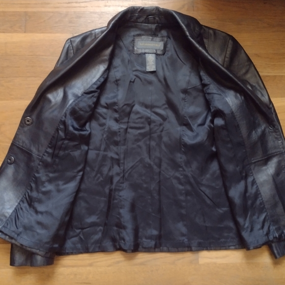 SOLD Genuine leather blazer - Picture 3 of 3